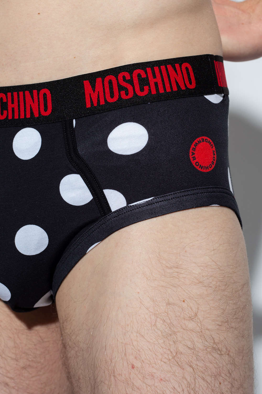 Briefs with logo Moschino IetpShops Bhutan